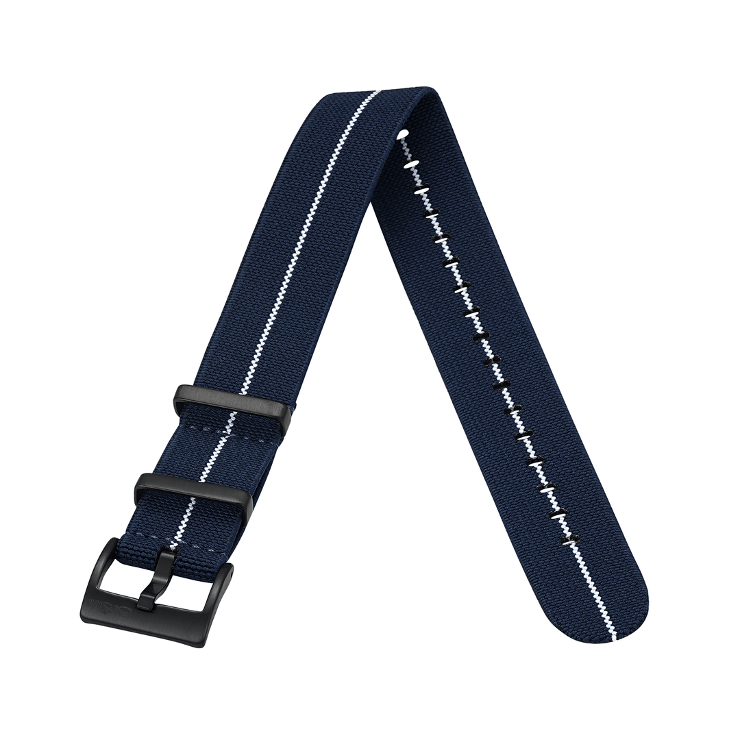 Pajama Stretch - Navy Blue/White - BluShark Straps
