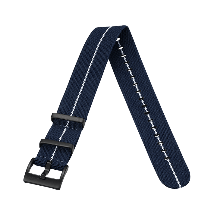 Pajama Stretch - Navy Blue/White - BluShark Straps