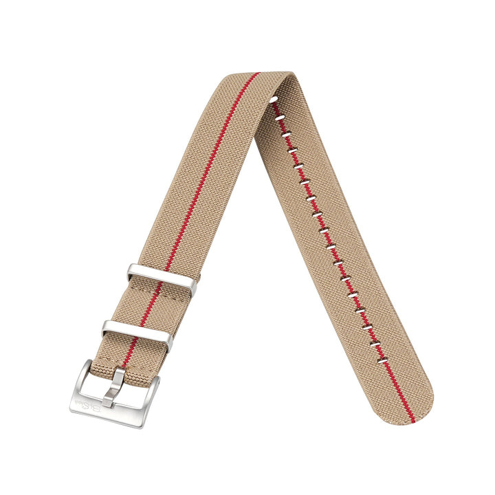 Pajama Stretch - Tan/Red - BluShark Straps
