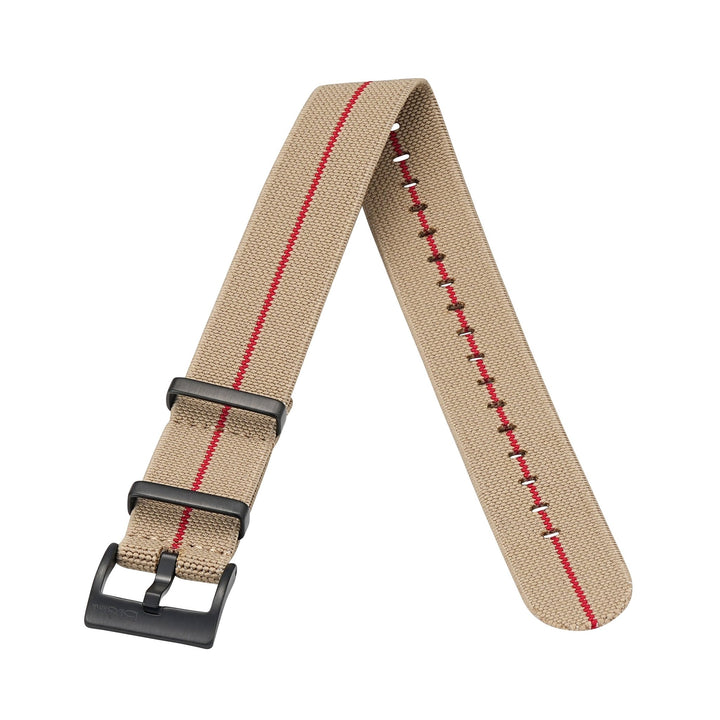 Pajama Stretch - Tan/Red - BluShark Straps