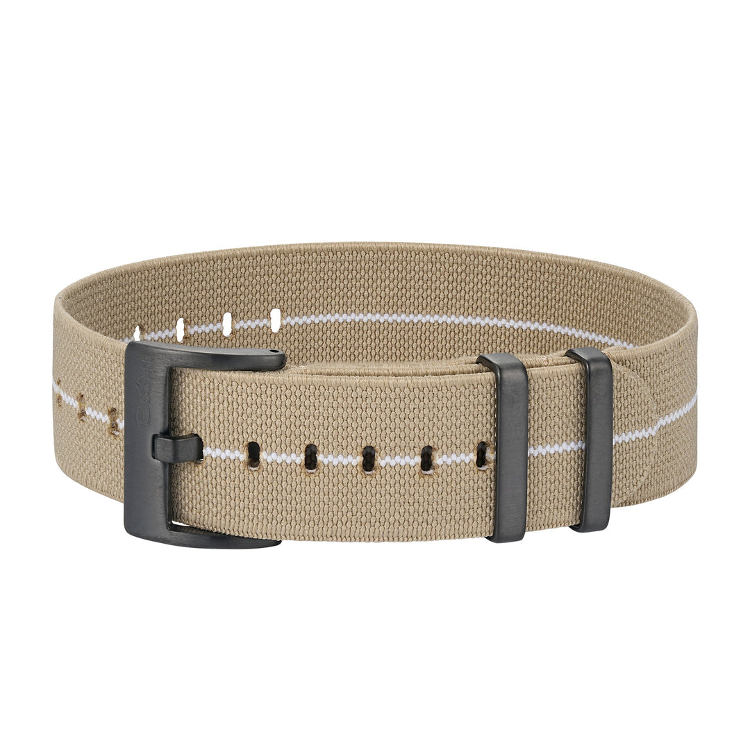 Pajama Stretch - Tan/White - BluShark Straps