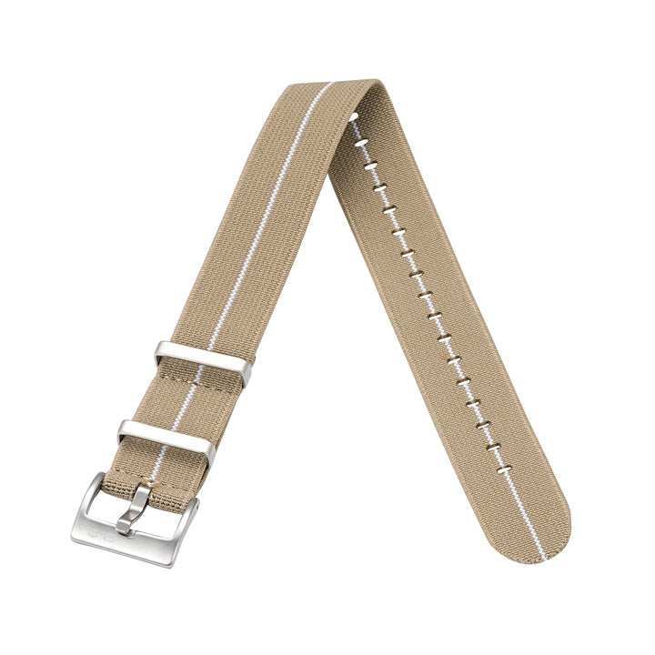 Pajama Stretch - Tan/White - BluShark Straps