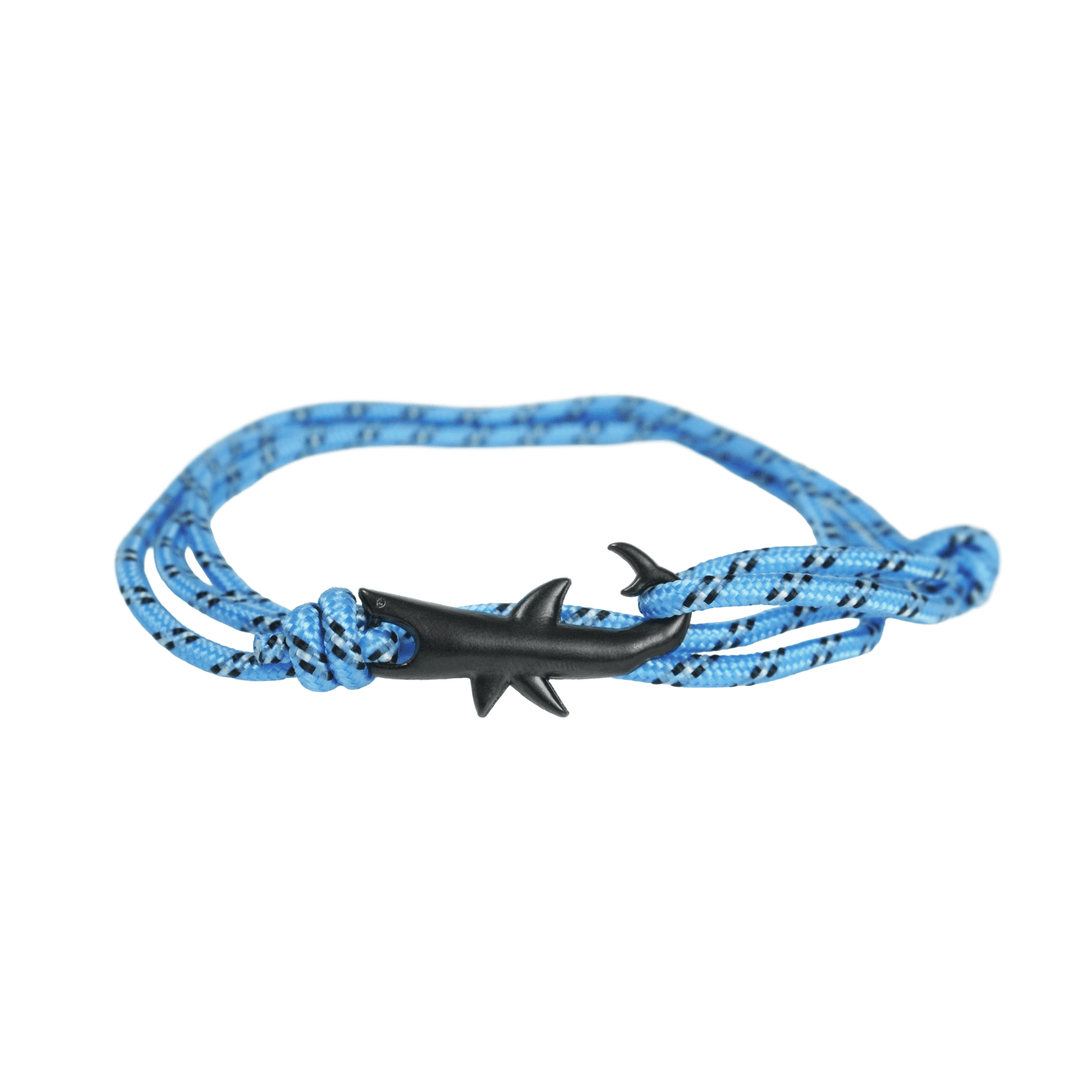 Paracord Shark Bracelet - Blue - BluShark Straps