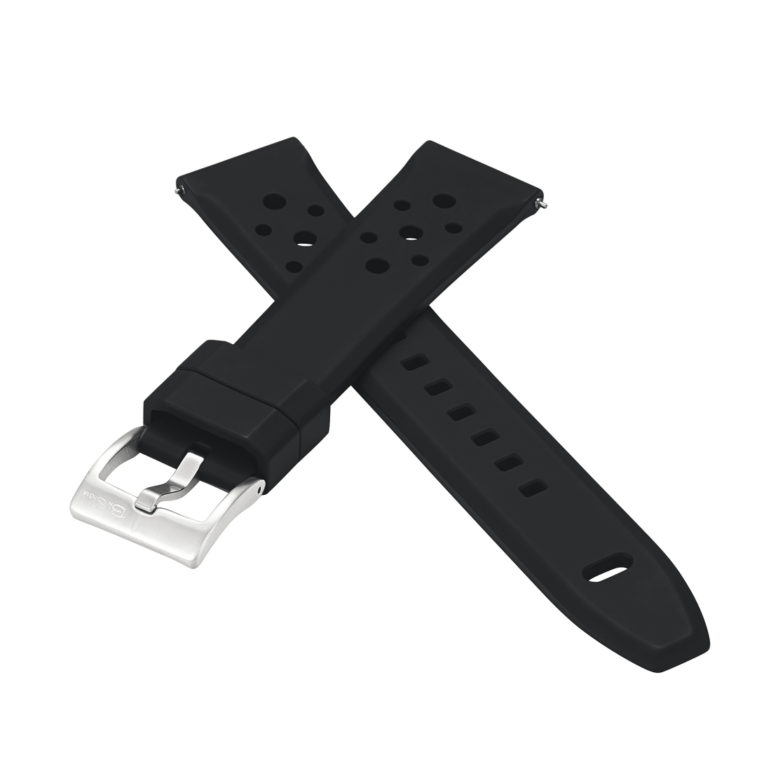 BluShark Straps - Rally Rubber - Black -