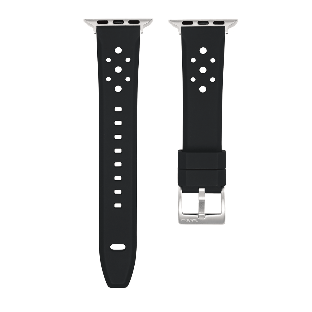 Rally Rubber - For Apple Watch - Black - BluShark Straps
