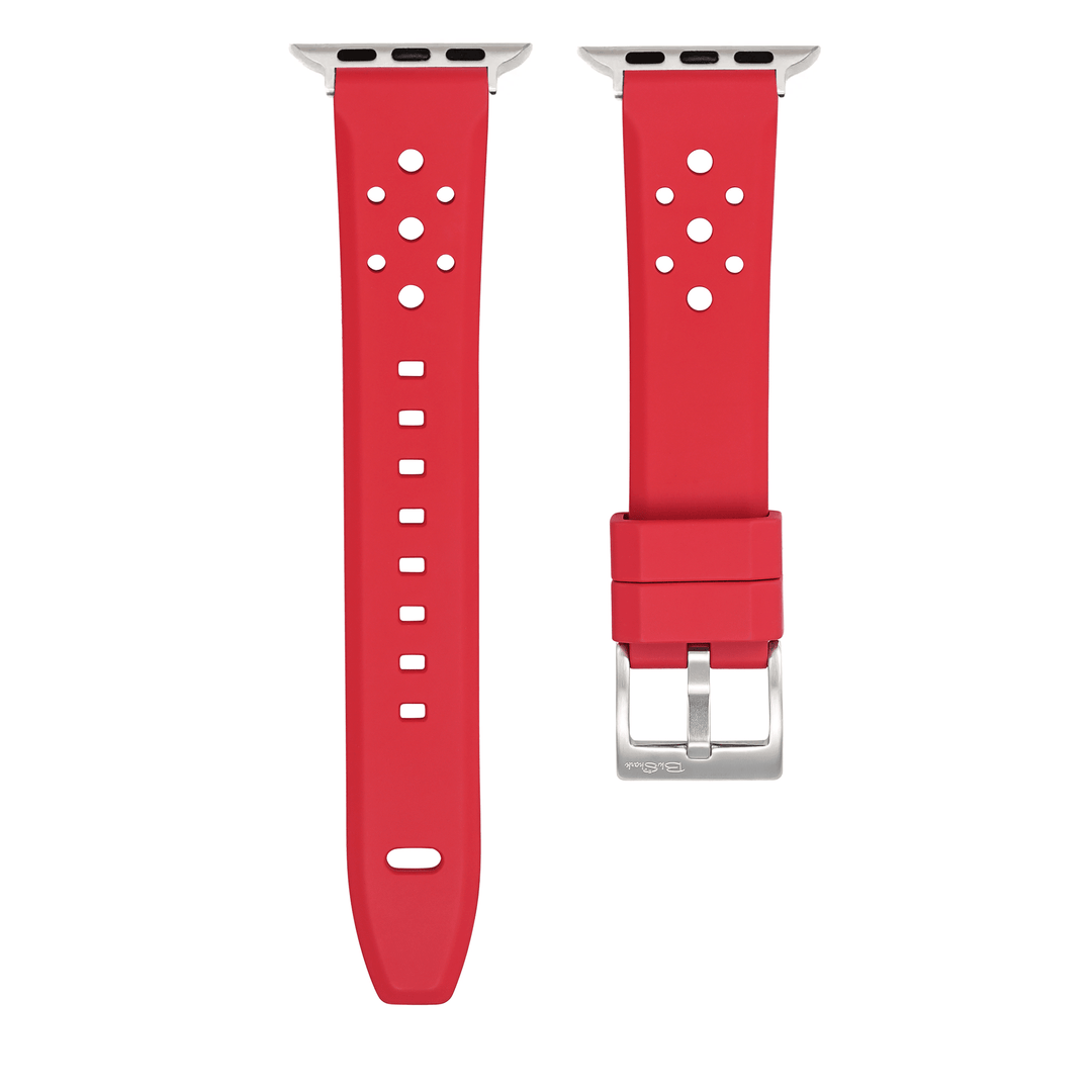Rally Rubber - For Apple Watch - Red - BluShark Straps