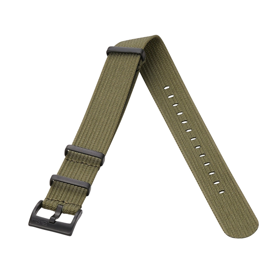 Ribbed DBL - Army Green - BluShark Straps