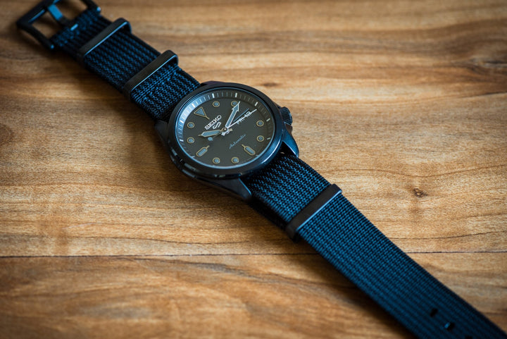 Ribbed DBL - Black - BluShark Straps
