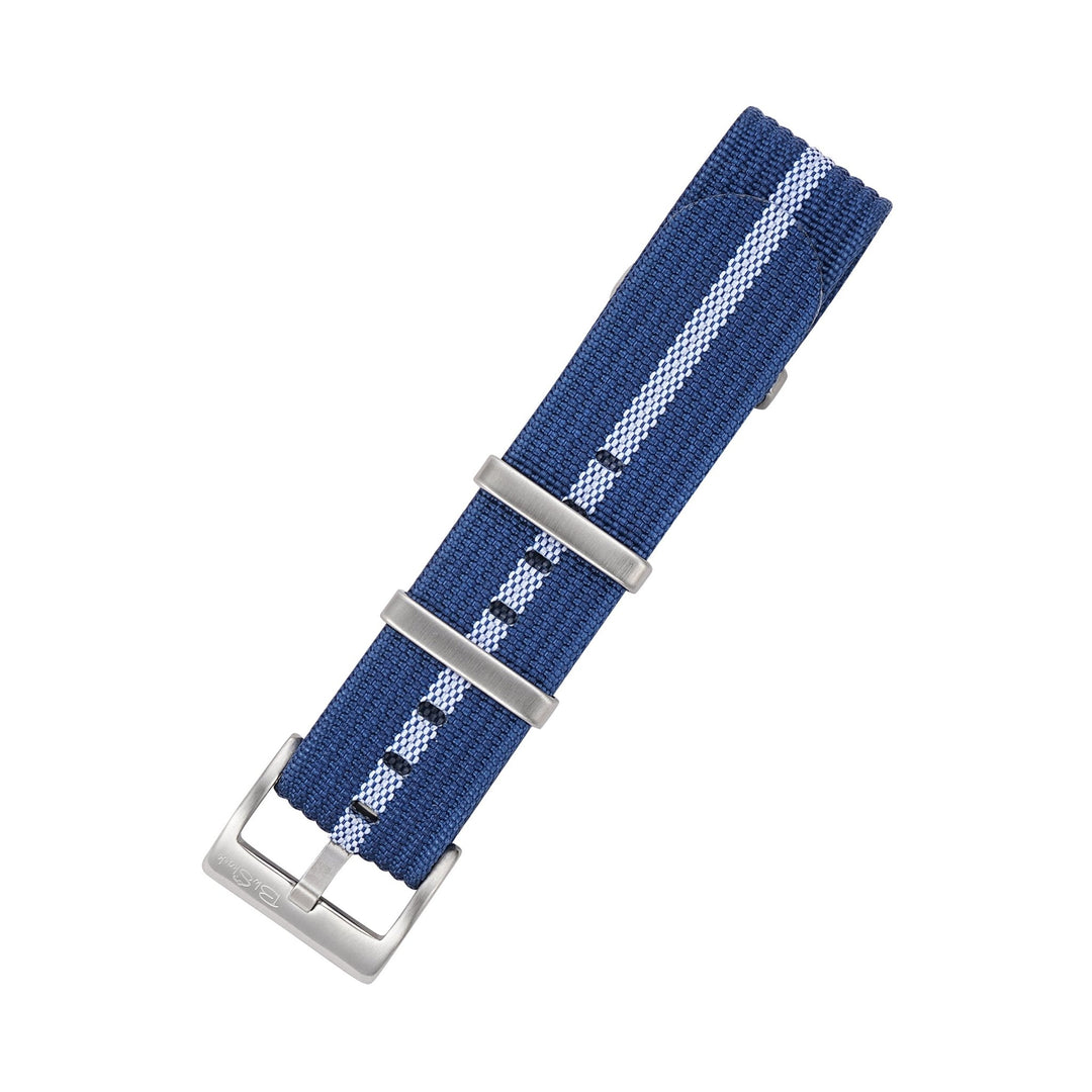 Ribbed DBL - Blue & White - BluShark Straps