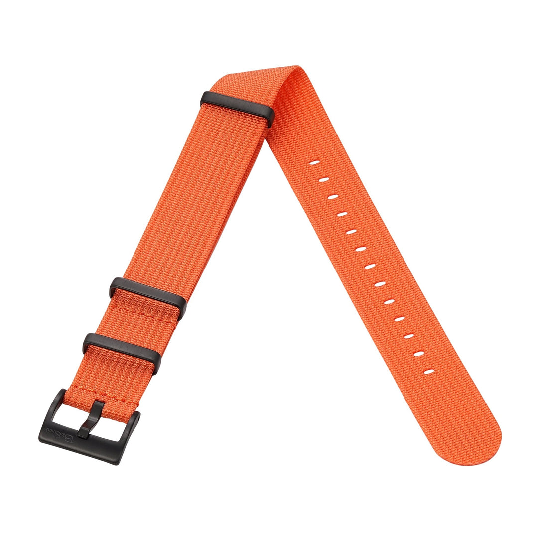 Ribbed DBL - Orange - BluShark Straps