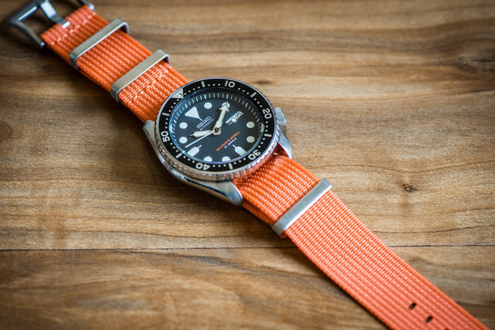 Ribbed DBL - Orange - BluShark Straps