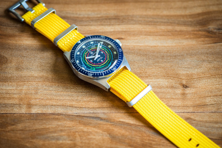 Ribbed DBL - Sunflower Yellow - BluShark Straps