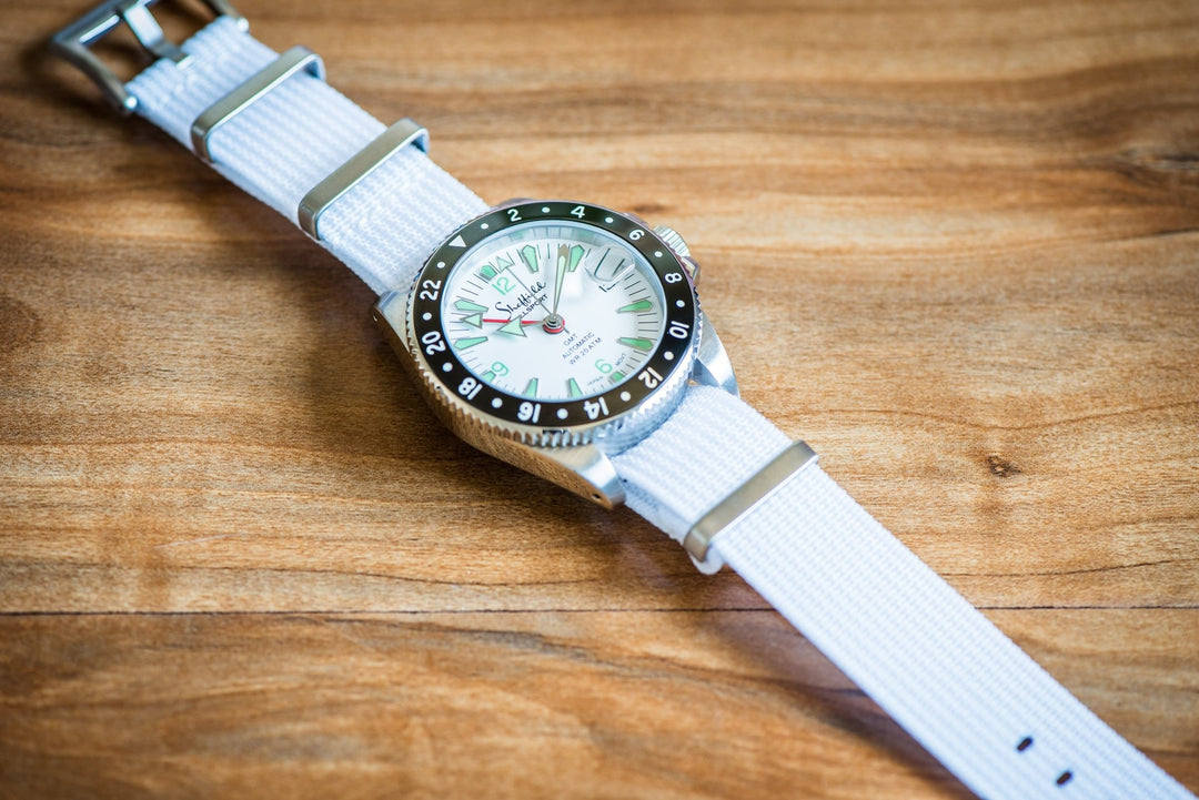 Ribbed DP - White - BluShark Straps