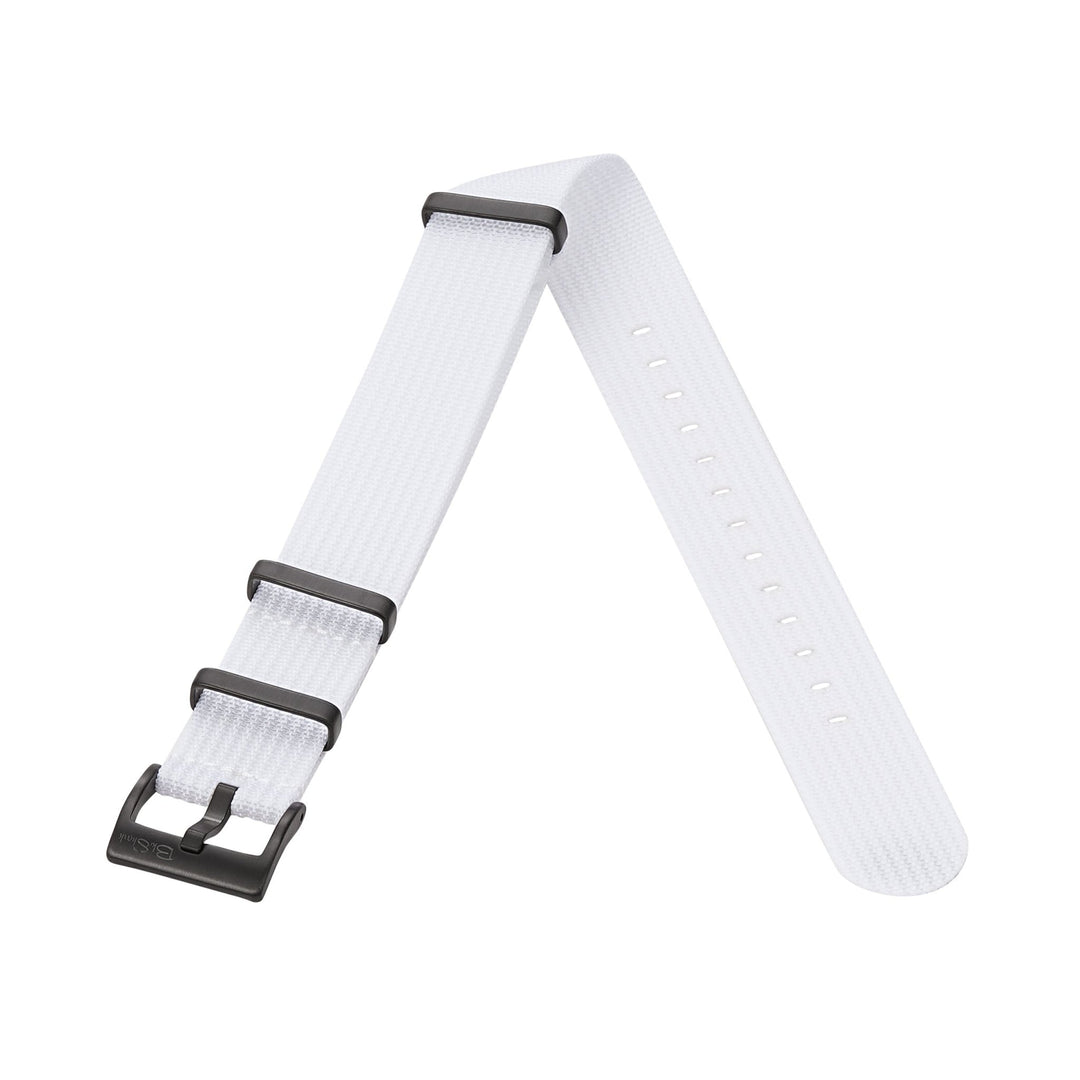 Ribbed DP - White - BluShark Straps
