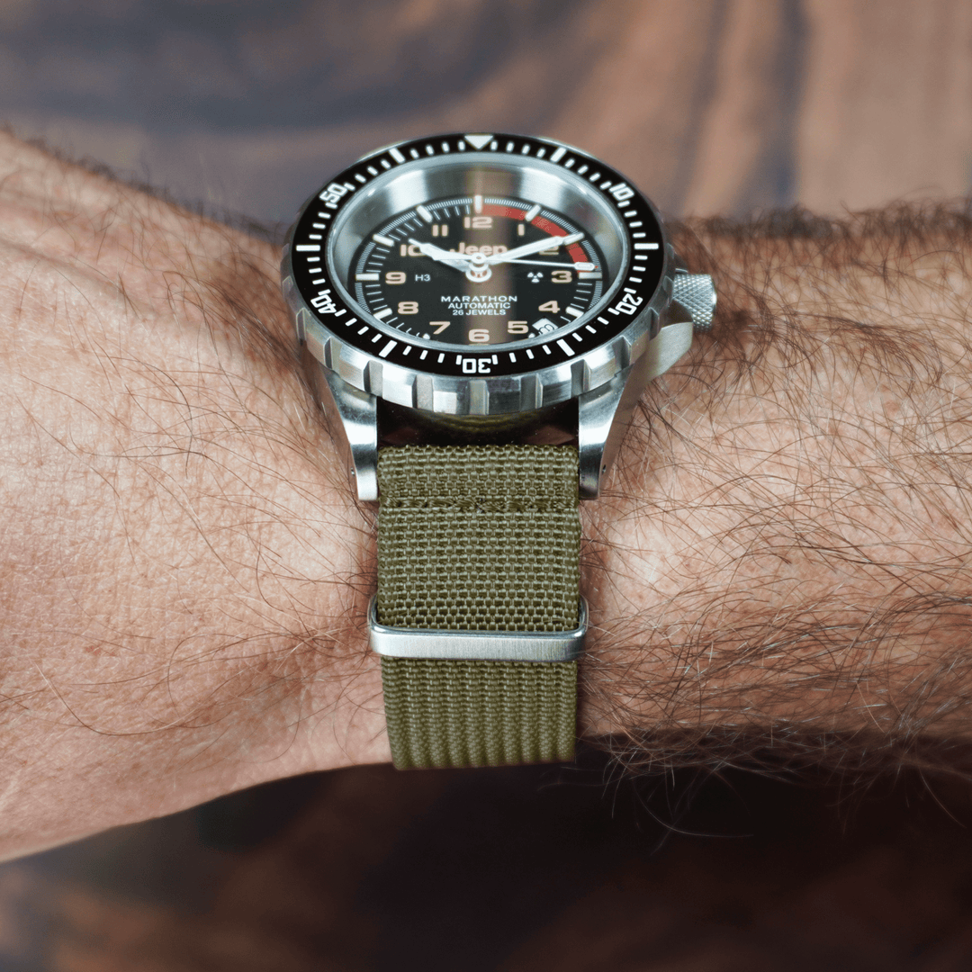 Ribbed Mako FN - Army Green - BluShark Straps