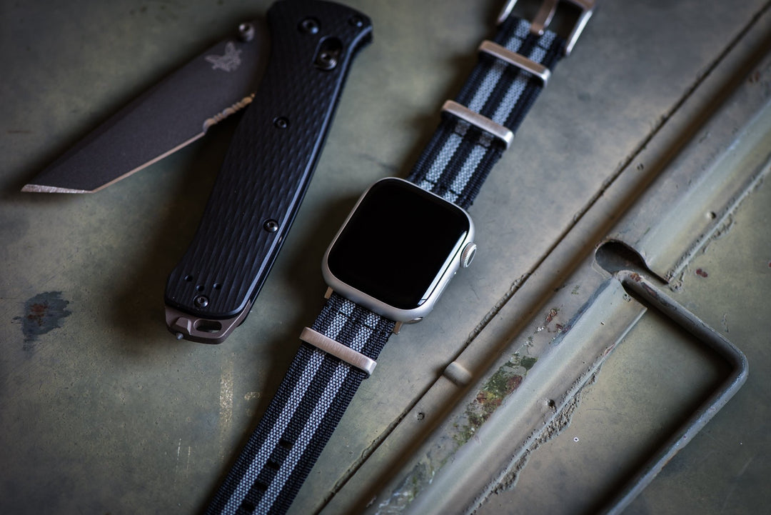 Ribbed Mako FN Band - For Apple Watch - Bond - BluShark Straps