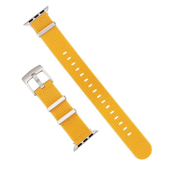 Ribbed Mako FN Band - For Apple Watch - Sunflower Yellow - BluShark Straps