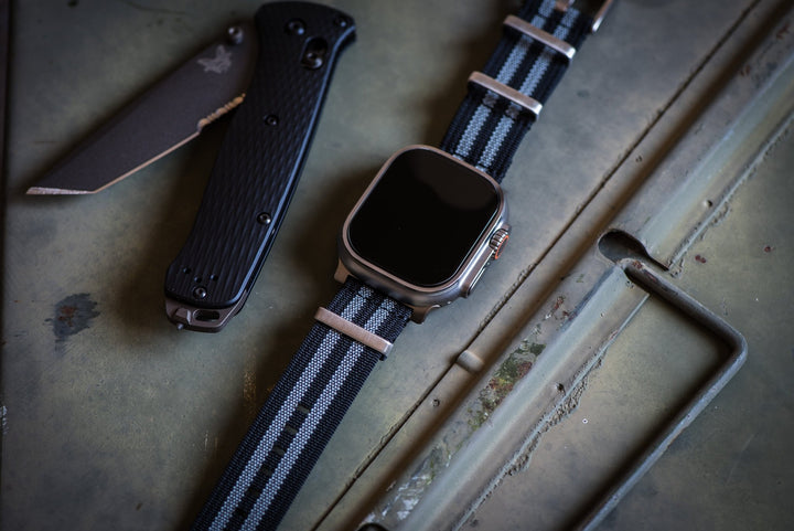 Ribbed Mako FN Band - For Apple Watch ULTRA - Bond - BluShark Straps