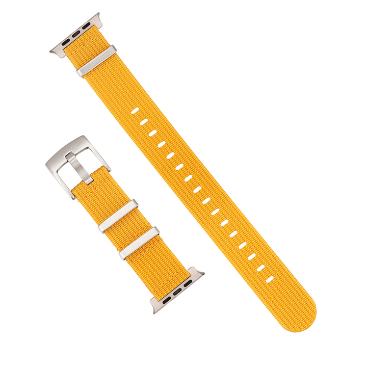 Ribbed Mako FN Band - For Apple Watch ULTRA - Sunflower Yellow - BluShark Straps