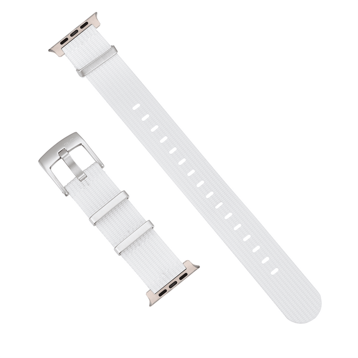 Ribbed Mako FN Band - For Apple Watch ULTRA - White - BluShark Straps