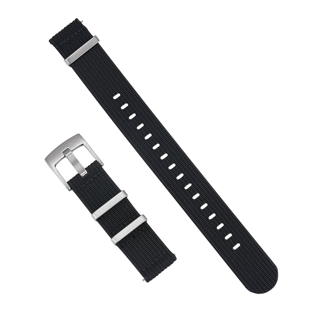 Ribbed Mako FN - Black - BluShark Straps