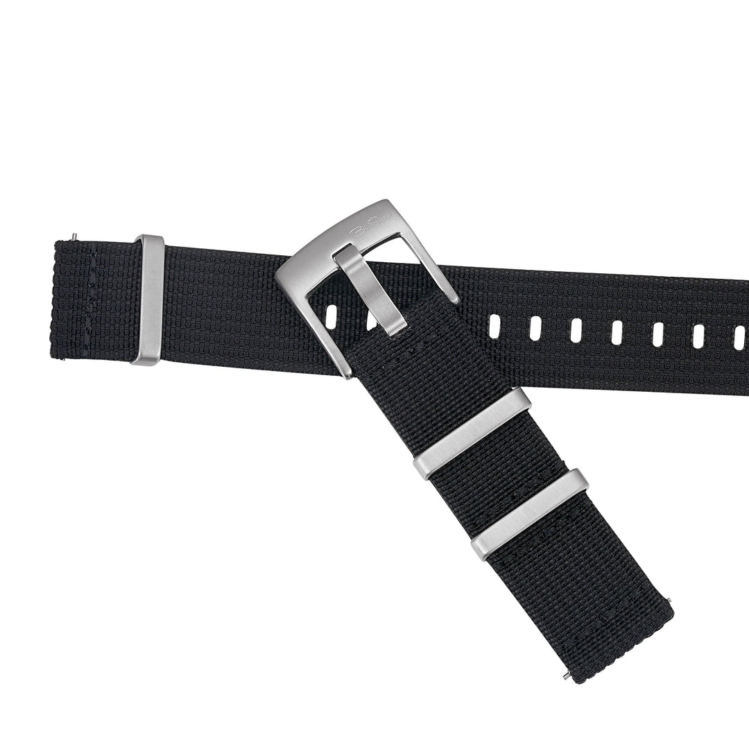Ribbed Mako FN - Black - BluShark Straps