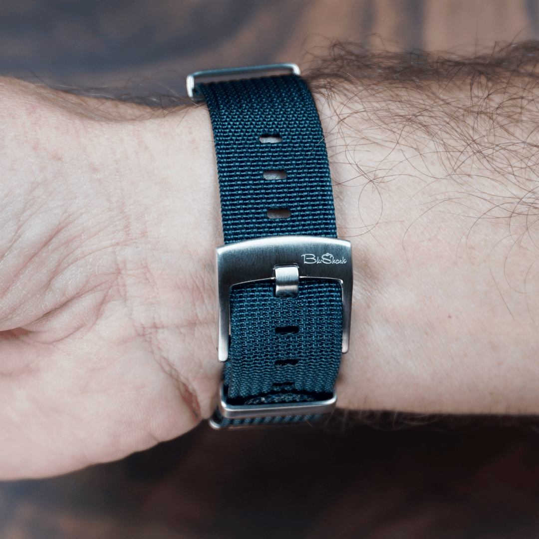 Ribbed Mako FN - Blue - BluShark Straps