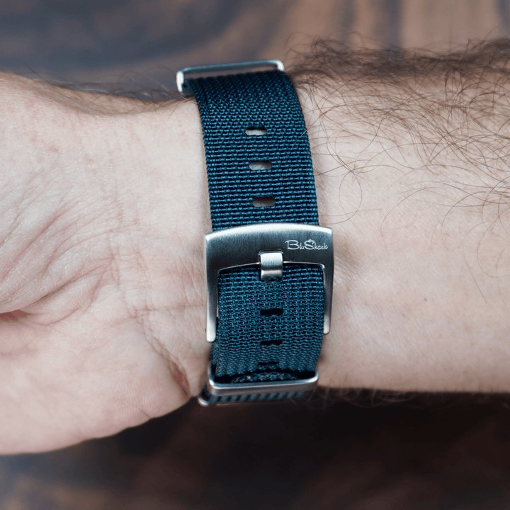 Ribbed Mako FN - Blue - BluShark Straps