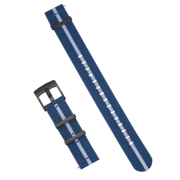 Ribbed Mako FN - Blue & White - BluShark Straps