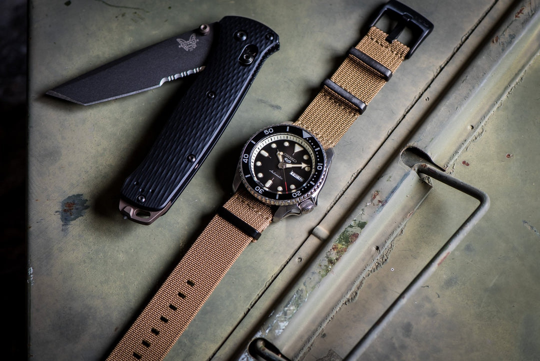 Ribbed Mako FN - Khaki - BluShark Straps