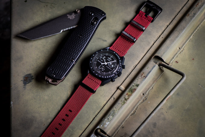 Ribbed Mako FN - Merlot - BluShark Straps