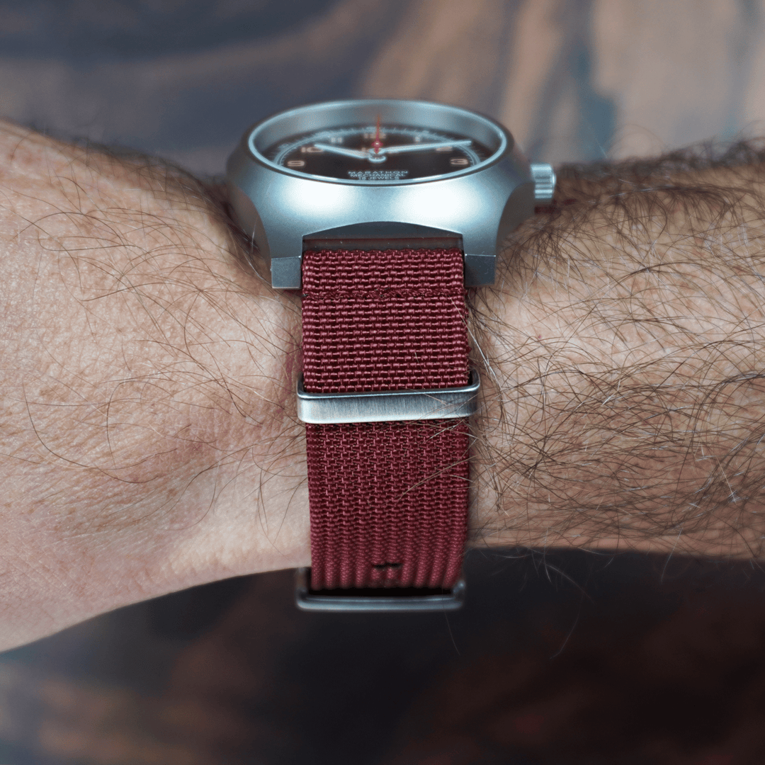 Ribbed Mako FN - Merlot - BluShark Straps