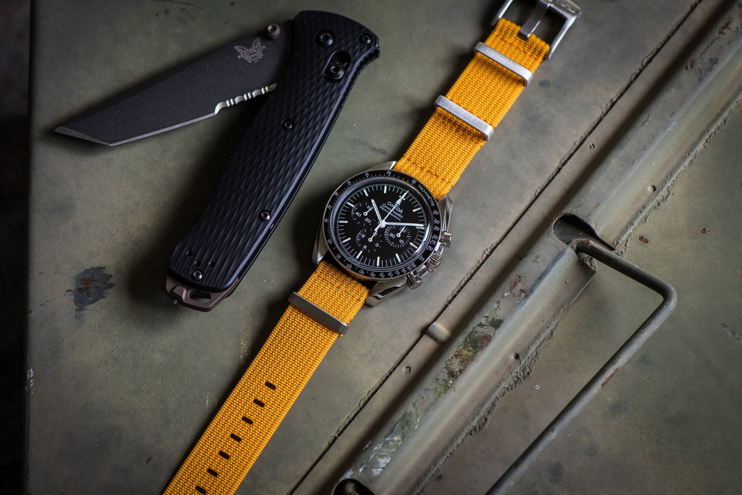 Ribbed Mako FN - Mustard Yellow - BluShark Straps