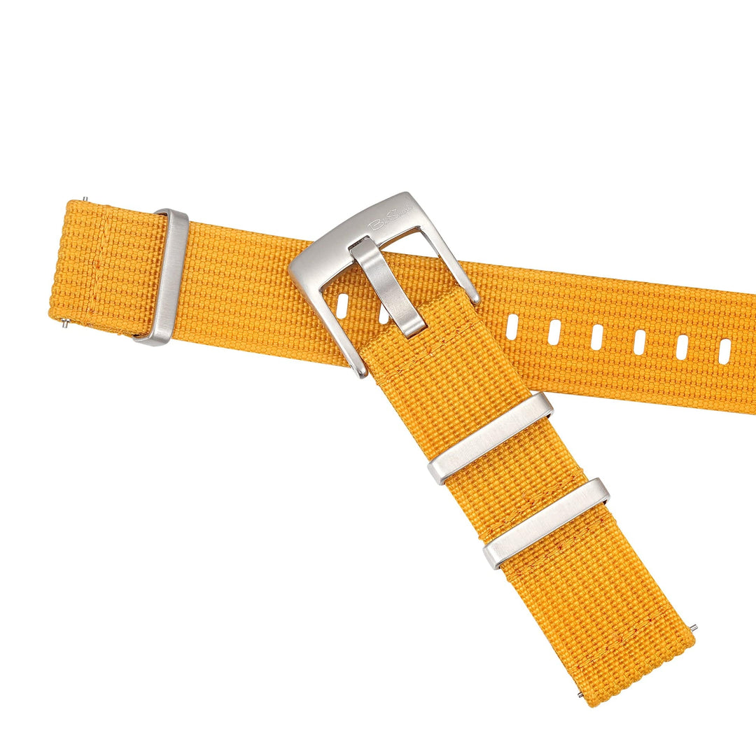 Ribbed Mako FN - Mustard Yellow - BluShark Straps