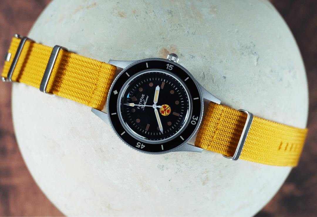 Ribbed Mako FN - Mustard Yellow - BluShark Straps