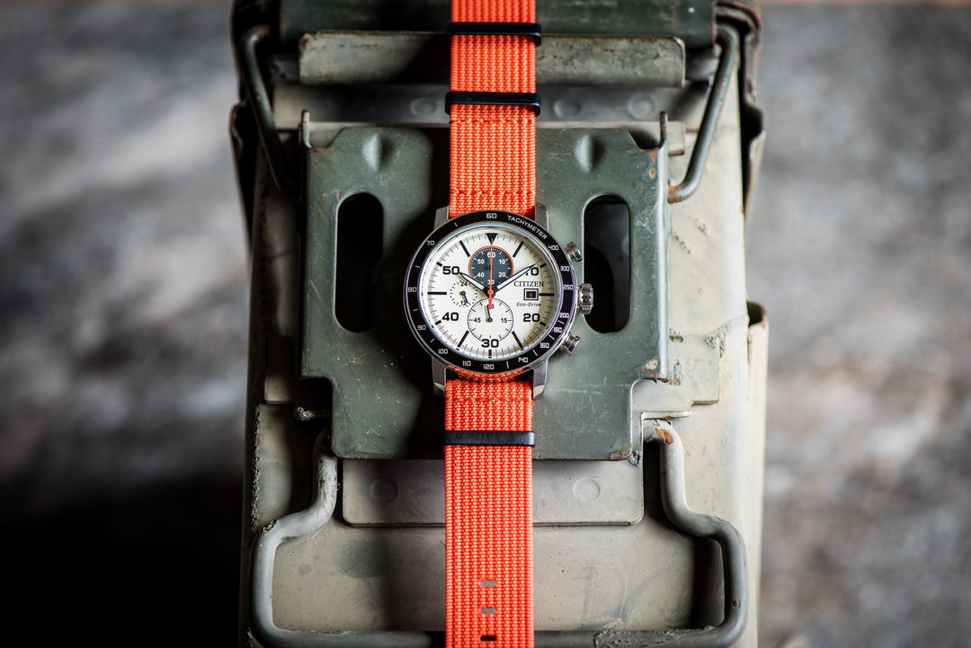 Ribbed Mako FN - Orange - BluShark Straps