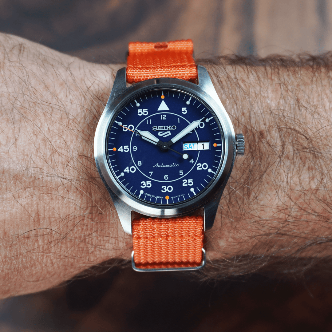 Ribbed Mako FN - Orange - BluShark Straps