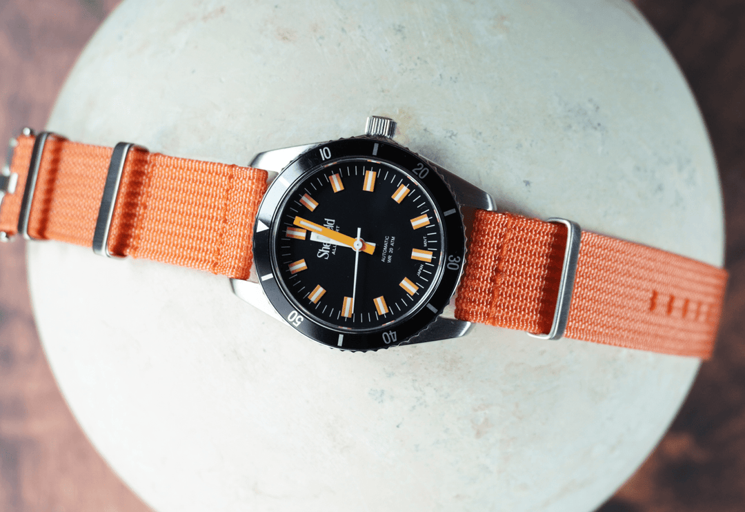 Ribbed Mako FN - Orange - BluShark Straps