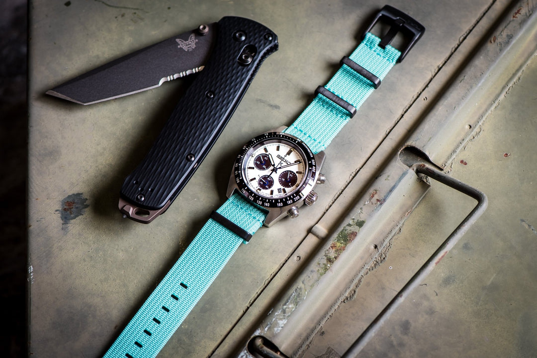 Ribbed Mako FN - Pool Blue - BluShark Straps