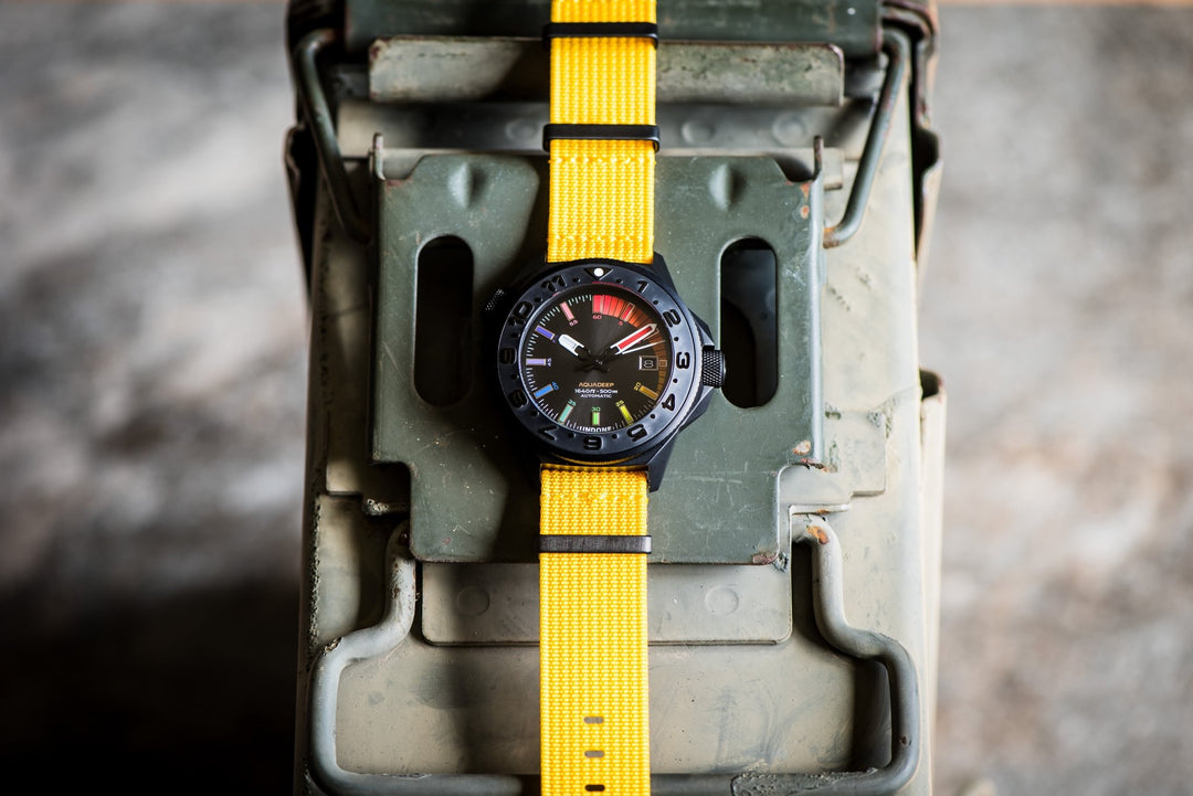 Ribbed Mako FN - Sunflower Yellow - BluShark Straps