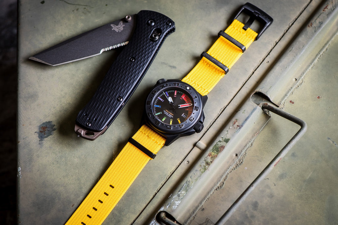 Ribbed Mako FN - Sunflower Yellow - BluShark Straps