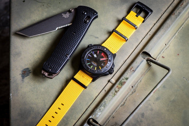Ribbed Mako FN - Sunflower Yellow - BluShark Straps