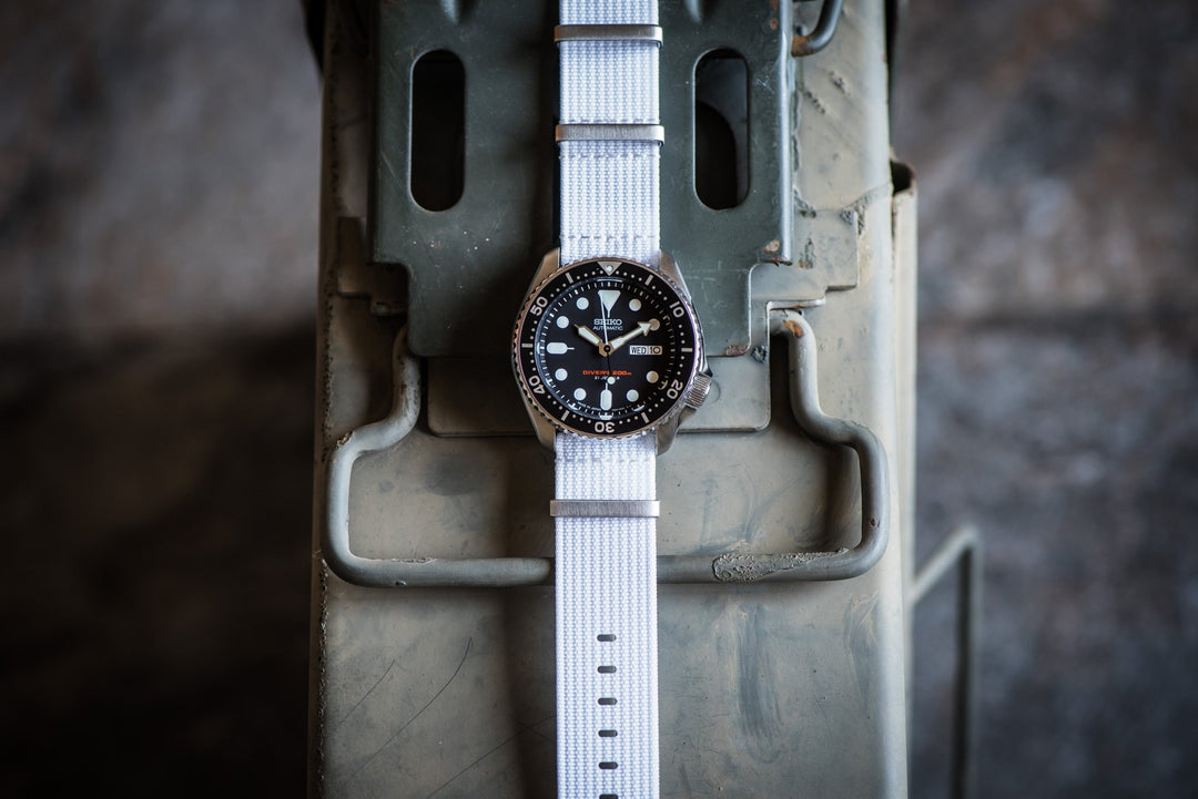 Ribbed Mako FN - White - BluShark Straps