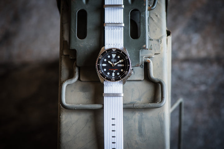Ribbed Mako FN - White - BluShark Straps