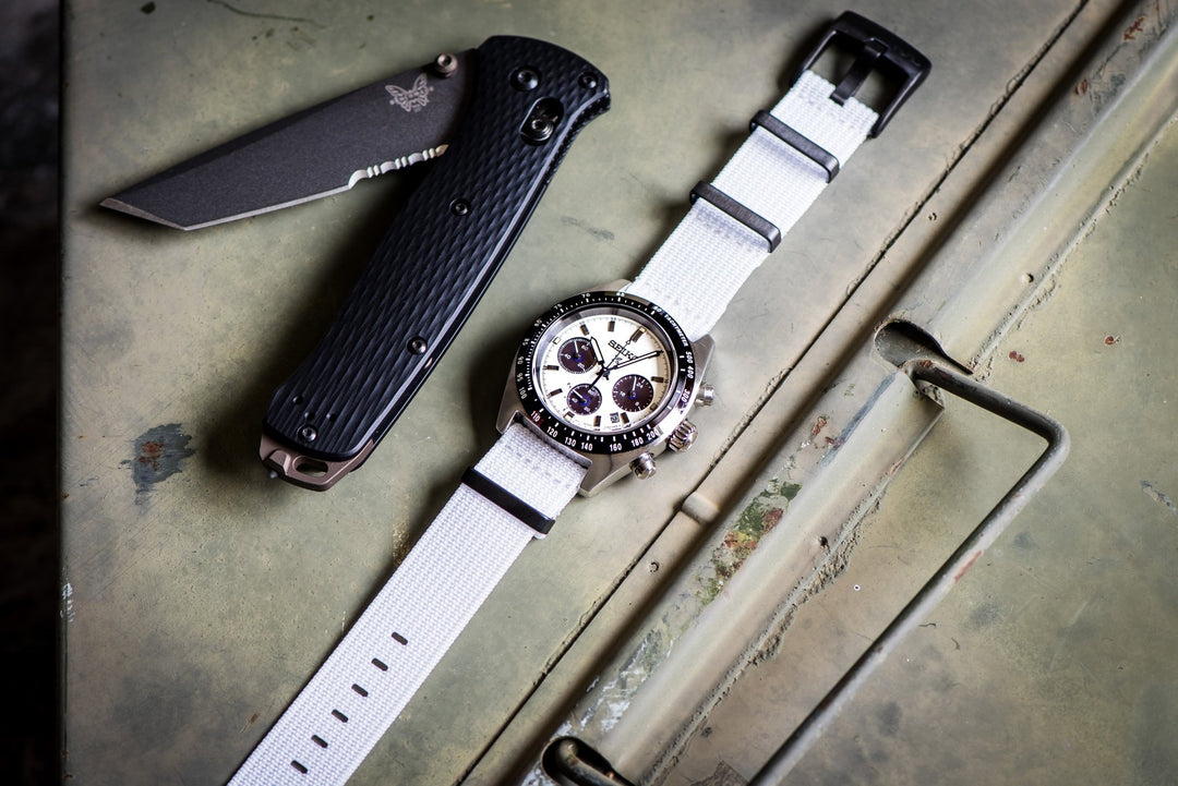 Ribbed Mako FN - White - BluShark Straps