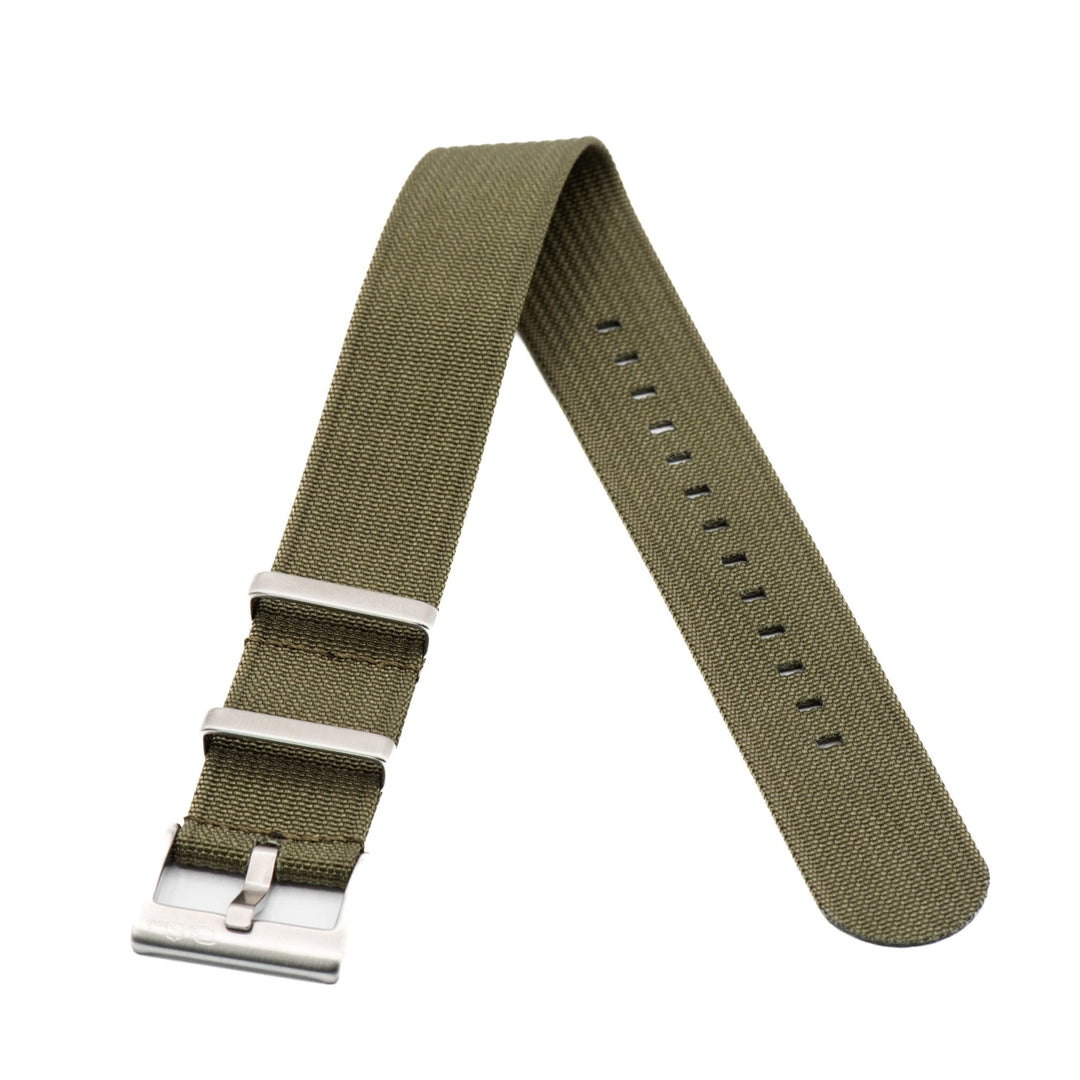 Ribbed Single - Pass - Army Green - BluShark Straps