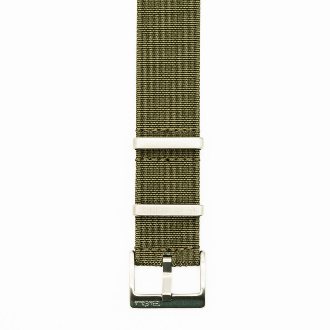 Ribbed Single - Pass - Army Green - BluShark Straps