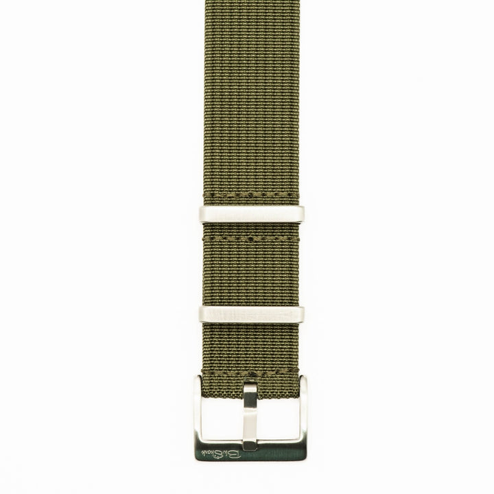 Ribbed Single - Pass - Army Green - BluShark Straps