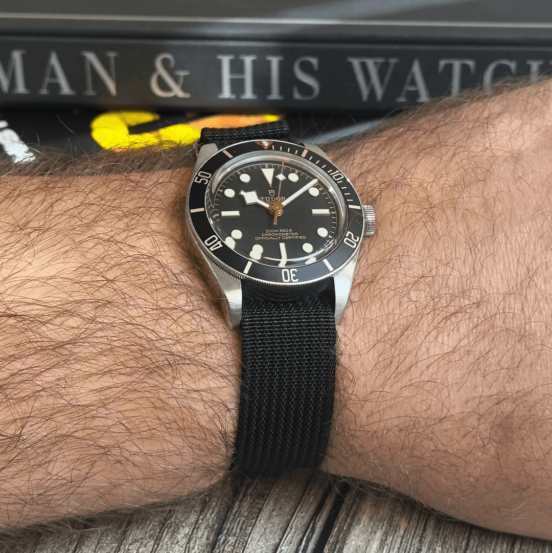 Ribbed Single - Pass - Black - BluShark Straps