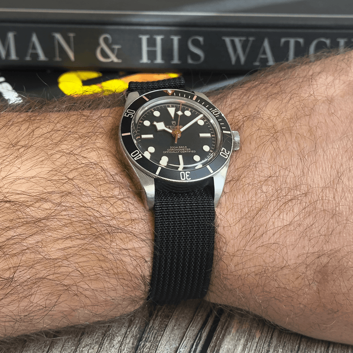 Ribbed Single - Pass - Black - BluShark Straps